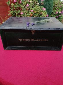 Antique Metal Deed Box