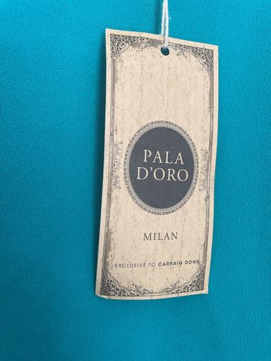 Pala D'oro aqua button cuff top size L /XL