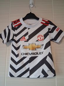 Manchester United Jersey. Official Adidas Boys Girls Away Jersey.  Collect In Dublin Or Receive Via Post.