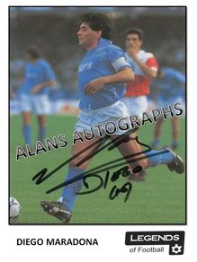 Diego Maradona Autograph