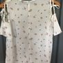 Pennys cold shoulder floral blouse size 10 Image 4