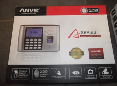 ANVIZ fingerprint employee time clock
