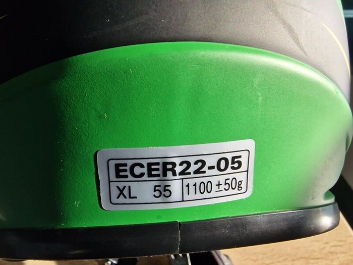 MX helmet full face green size Youth XL