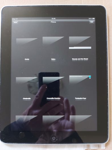 Original Apple Ipad 16GB, No Camera, includes over 20 Family Kids Movies, a real blast from the Past in excellent condition
