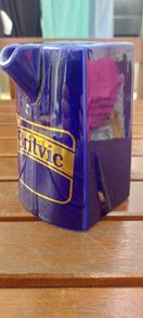 Royal Norfolk vintage 1970's Landlord's Britvic water jug,lovely blue ,colour ,collectors item, lovely display advertising item,,