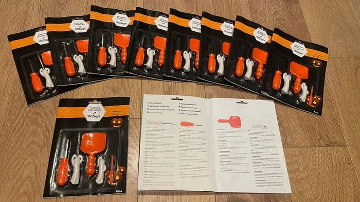 10x Pumpkin carving kits for kids  Halloween party