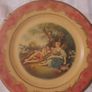 2 antique tin portland ware plates Image 2