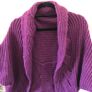 Wool blend sweater wrap from Benetton Image 3