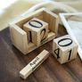 Reusable Desk Calendar - Perpetual Wooden Blocks Calendar for Monthly and Daily Display - Office Supplies Image 4