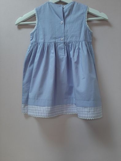 baby dress tag attached 100% cotton