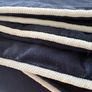 Ex display 600TC French navy Kingsize duvet cover and 2 kingsize pillowcases in tote bag Image 2