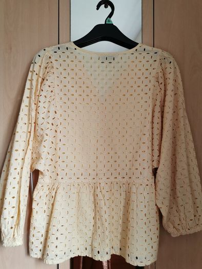 NEW - Yellow cotton blouse UK 8
