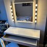 Dressing Table Set - Mirror, Lights and Chair Image 4