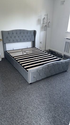 Bed European Double with Gas Lift-Self Assembly