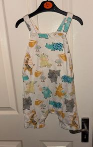 M&S Animal one piece 2-3