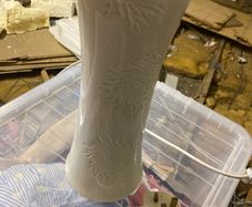 Belleek lamp