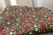 Olive Floral Fabric