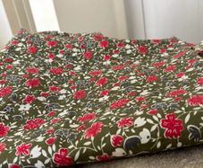 Olive Floral Fabric