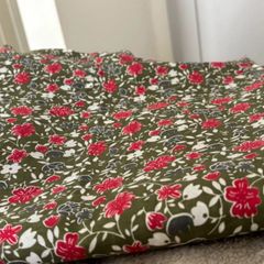 Olive Floral Fabric