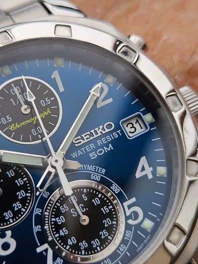 Watch Seiko Chronograph.