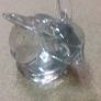 Glass rabbit ornament Image 2