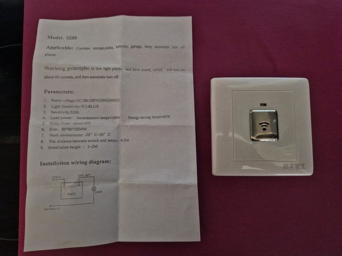 Sound Activated Light Switch x 2