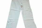 H&amp;M linen-blend wide leg trousers