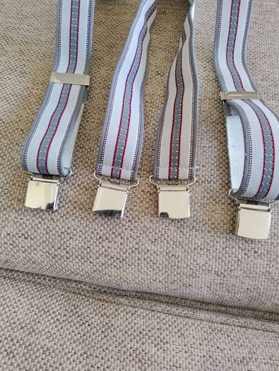 Mens Braces adjustable in very good condition FREE STANDARD POSTAGE INCLUDED