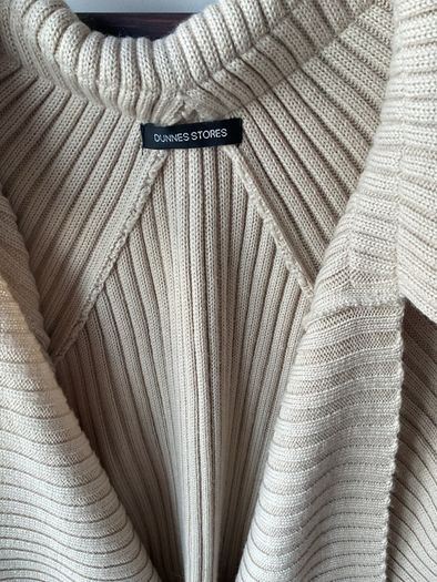 cardigan asymmetrical 30% wool cardigan Dunnes stores drape effect medium