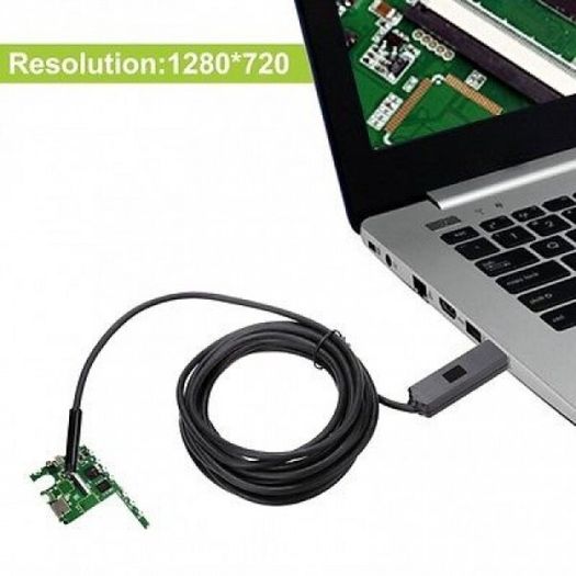 25441 Waterproof 7mm 6LED 5M USB Wire Inspection Camera