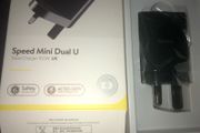 Speed mini dual trawel usb wall charger 10 watt