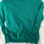 Vintage Green wool jumper sweater Image 4