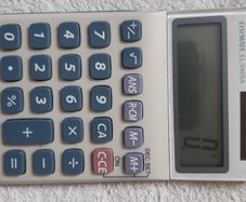 Sharp Elsimate EL-240SA 8 Digit Twin Power Calculator Home Office School College