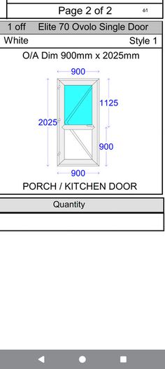 PVC Back Door