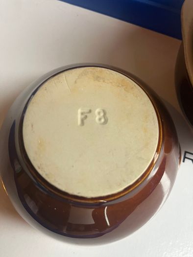3 Brown Soup Bowls