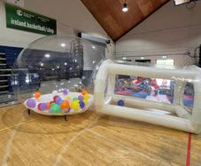 Inflatable bubble dome