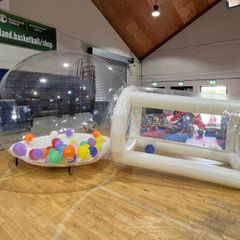 Inflatable bubble dome