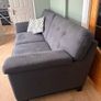 3 seater sofa and footstool Image 4