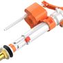 Ibergrif M20521 Toilet Cistern Bottom Side Fill Valve Adjustable Telescopic Urinal Flush Valves Parts M13-17 (3/8") Plastic & Brass Image 7