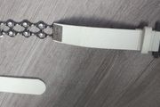 Decorative belt with rhinestones
