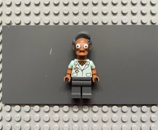 lego simpsons sim025 Apu Nahasapeemapetilon minifigure with Name Tag