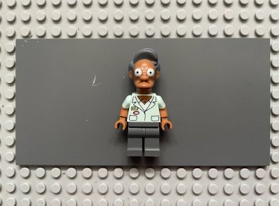 lego simpsons sim025 Apu Nahasapeemapetilon minifigure with Name Tag