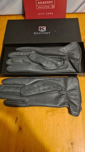 Ashwood 100% Leather Ladies Gloves From Kilkenny Design Shop. As New In Box. S7 Size.