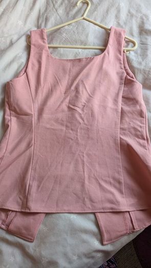 Pink waistcoat size 10