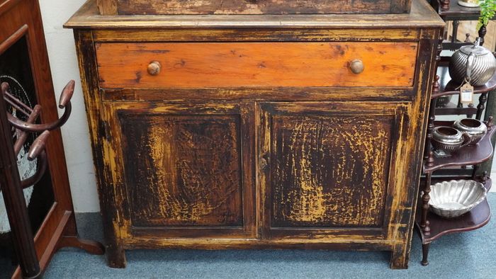 Antique Irish Workshop Cabinet - c.1910