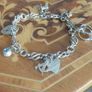 Vintage 9k Gold Charm Bracelet Image 5