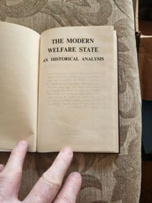 The Modern Welfare State.  An Historical Analysis. By Michael  P.o. Purcell. First Edition 1953 Hardback In Good Condition. See Photos For Same.