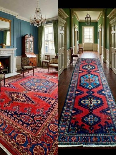 Fabulous XL Persian Wiss Rug and matching Runner