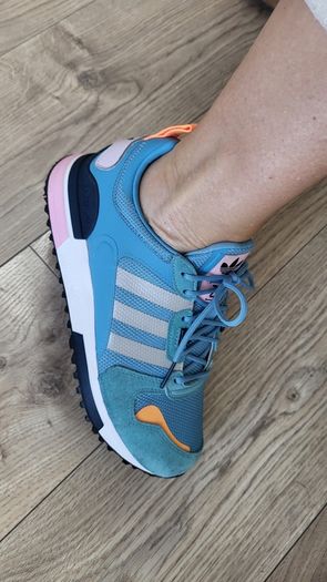 ADIDAS Women's  ZX700 blue mix trainers Sz 8 UK - RRP 149