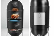 BRAND NEW BBQ Smoke Oven Outdoor Barbecue Grill W/Hanging Rack, Hooks, Grill,Thermometer,Cover